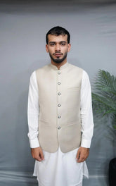 Kareem Tropical Suiting Waistcoat