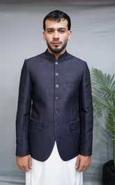 Self Embossed Jamawar Coat