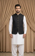 Charcoal Black Waistcoat