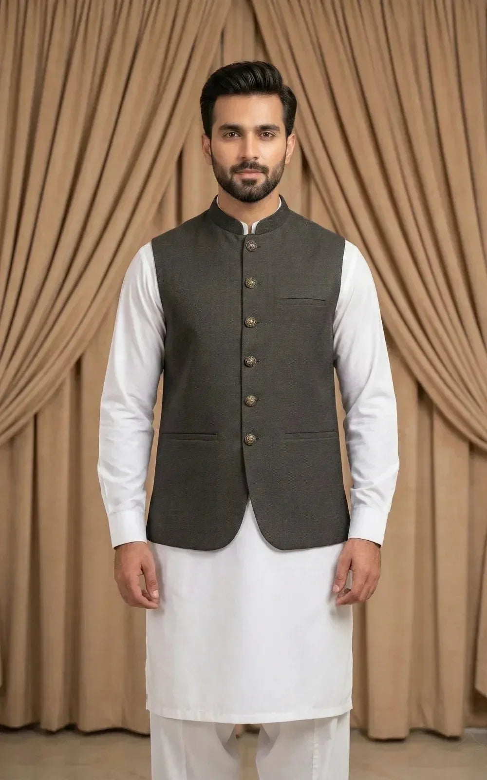 Charcoal Grey Waistcoat