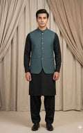 Teal Green Waistcoat