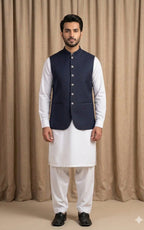 Deep Midnight Navy Waistcoat