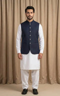 Deep Midnight Navy Waistcoat Last Option