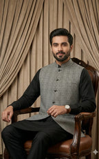 Glen Plaid Check Waistcoat