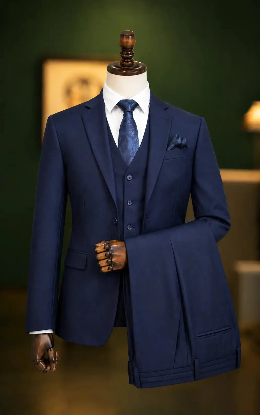 Navy Blue Three Piece Suit Last Option