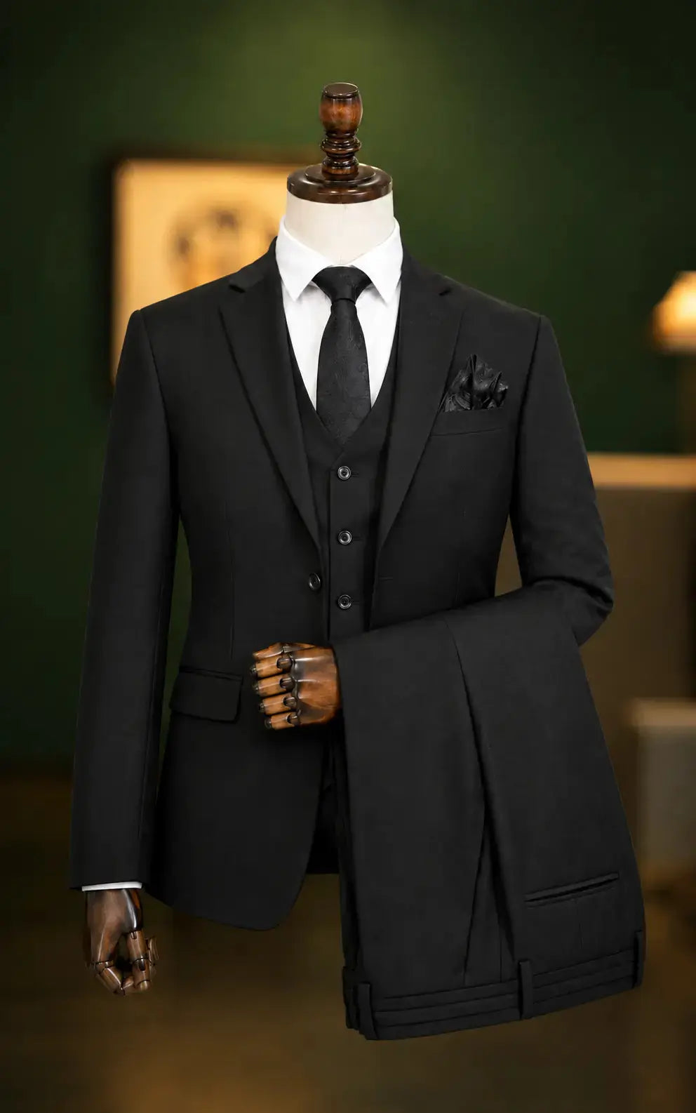 Black Three Piece Suit Last Option