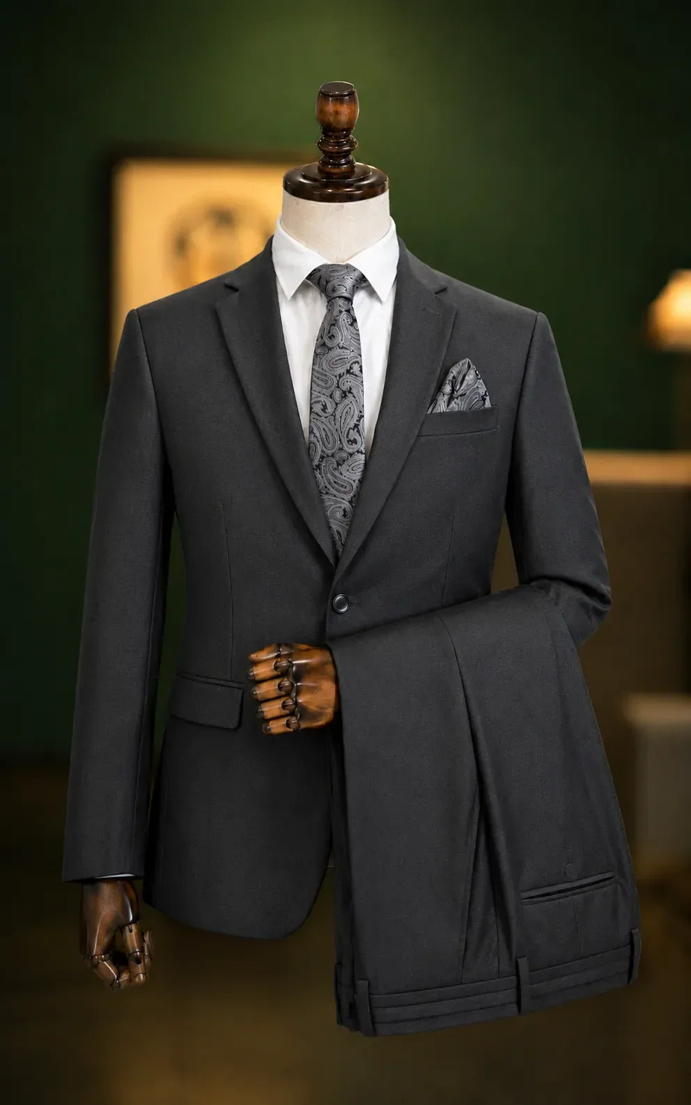 Charcoal Grey 2-Piece Suit