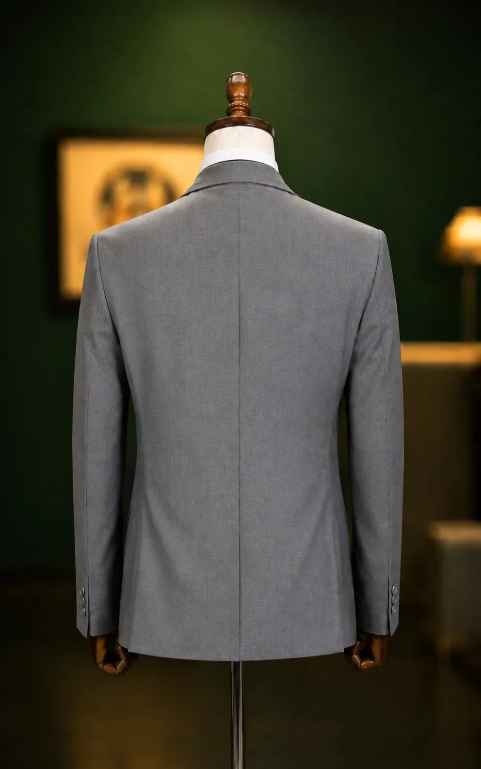 Self Matte Grey 2-Piece Suit