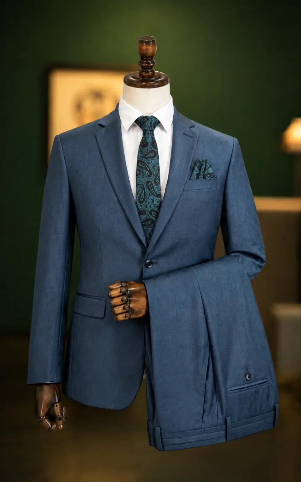 Bluish Grey 2-Piece Suit
