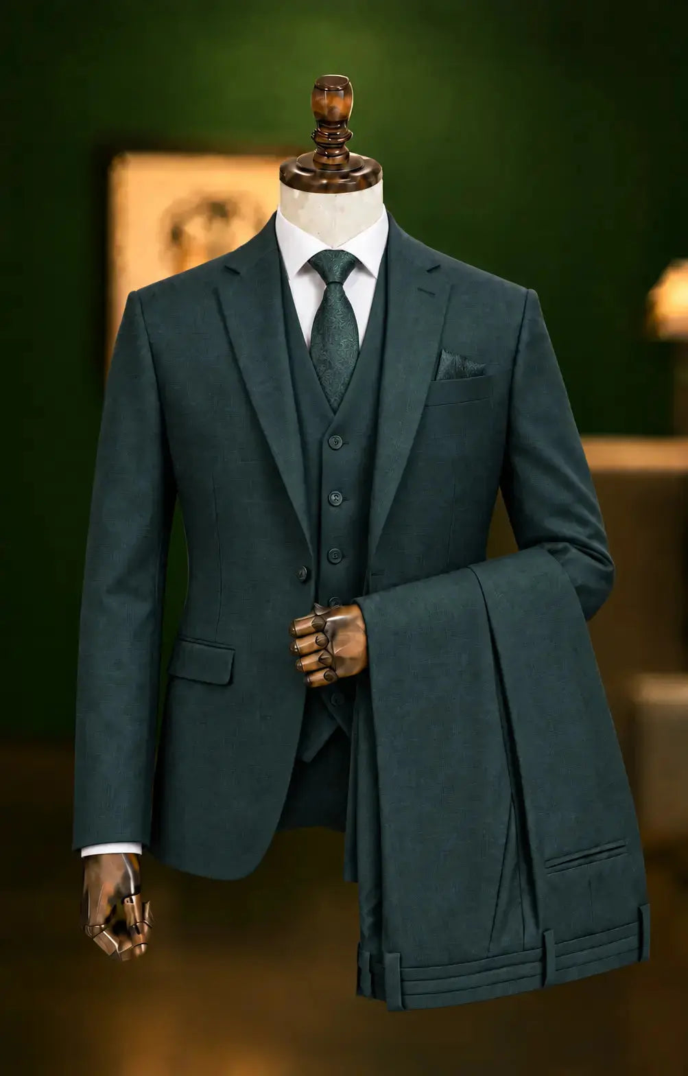 Emerald Green Three Piece Suit Last Option
