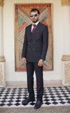 Mate Black Double Breasted Suit