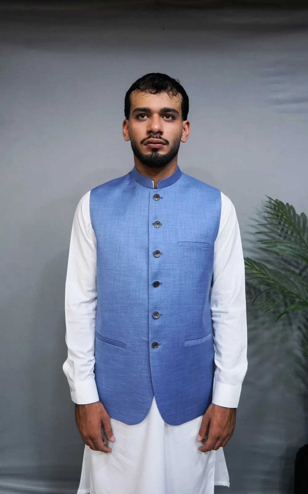Light Blue Waistcoat