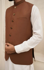 Coffee Brown Waistcoat