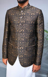 Self Embossed Jamawar Waistcoat