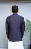 Self Embossed Jamawar Coat