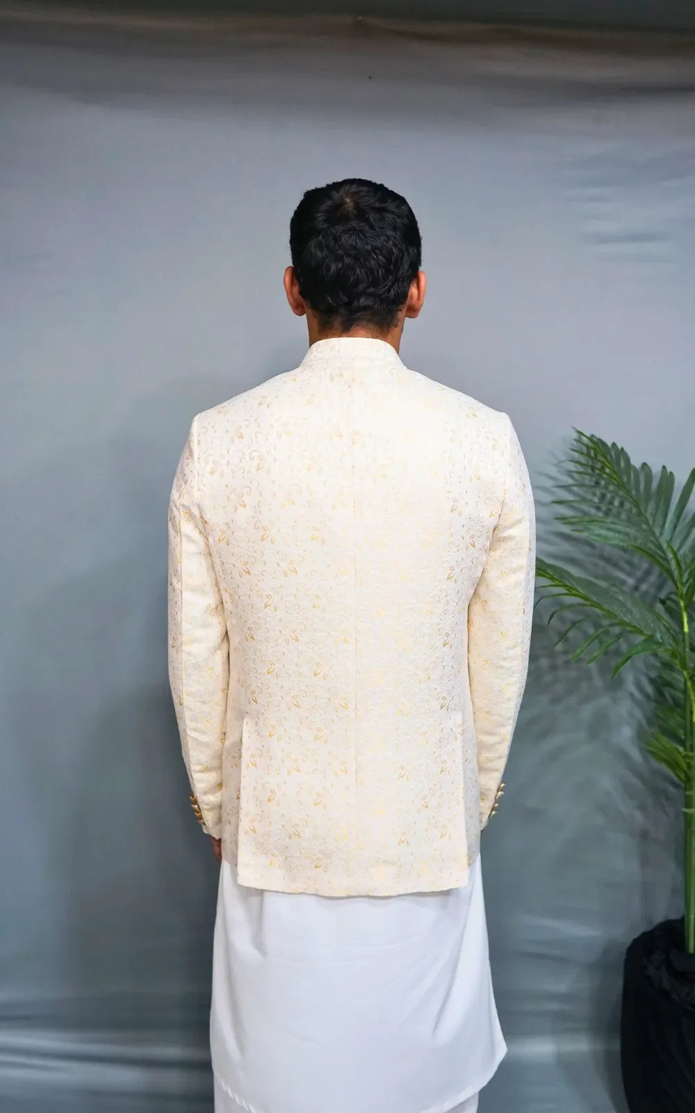 Cream & Gold Prince Coat