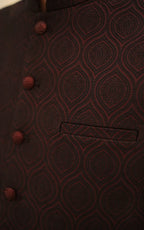 Dark Maroon Waistcoat