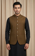 Camel Brown Waistcoat