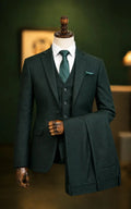 Bottle Green Three Piece Suit Last Option