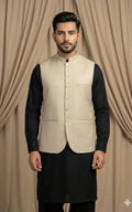 Champagne Beige Waistcoat