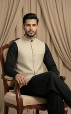 Champagne Beige Waistcoat