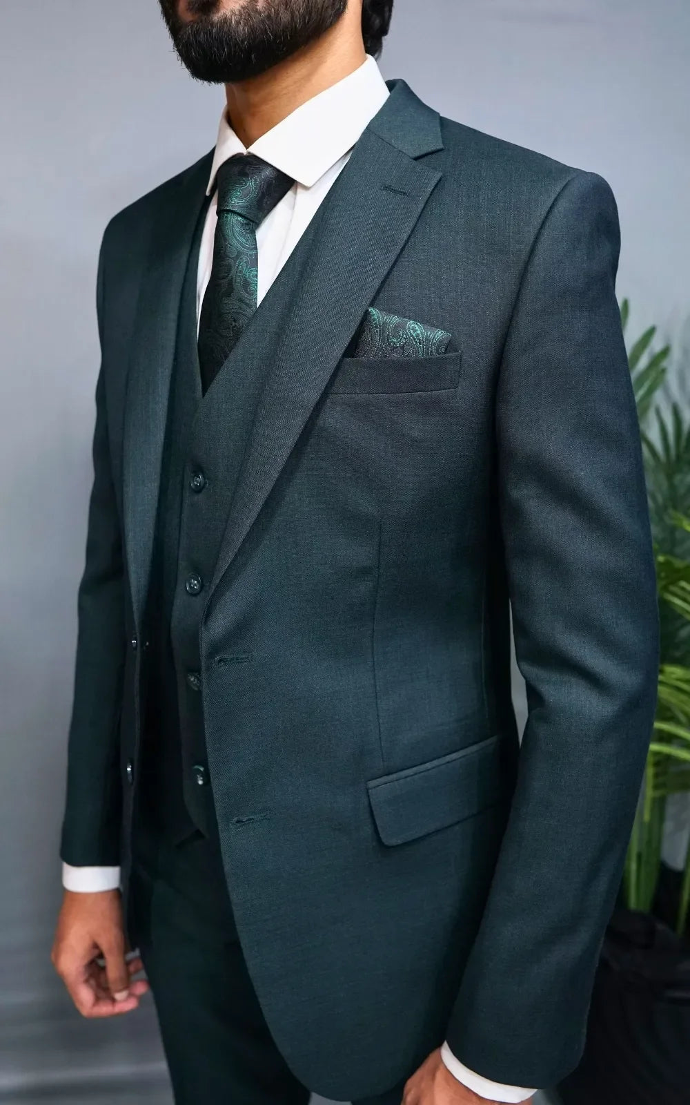 Emerald Green Three Piece Suit