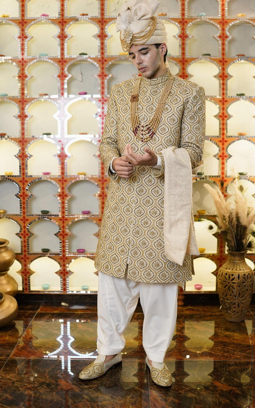 Luxurious Handcrafted Sherwani Package