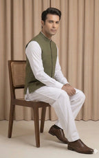 Moss Green Waistcoat