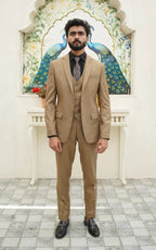 Imperial Sandstone Three-Piece Suit