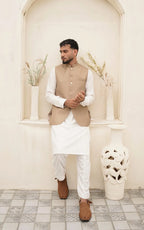 Camel Brown Waistcoat