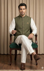 Moss Green Waistcoat