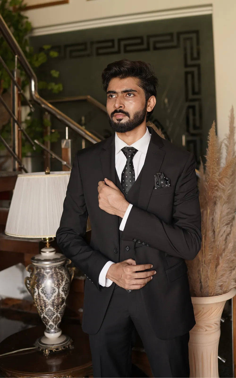Midnight Onyx Three-Piece Suit