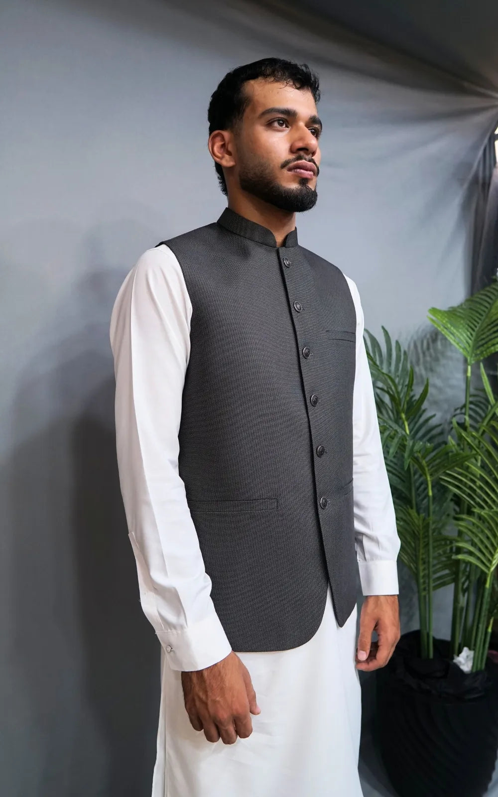 Dark Grey Waistcoat