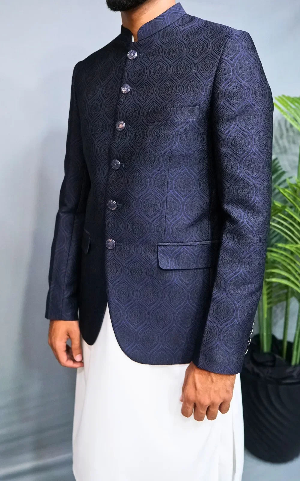 Navy Blue Prince Coat