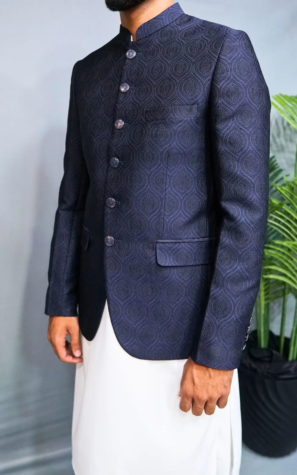 Navy Blue Prince Coat