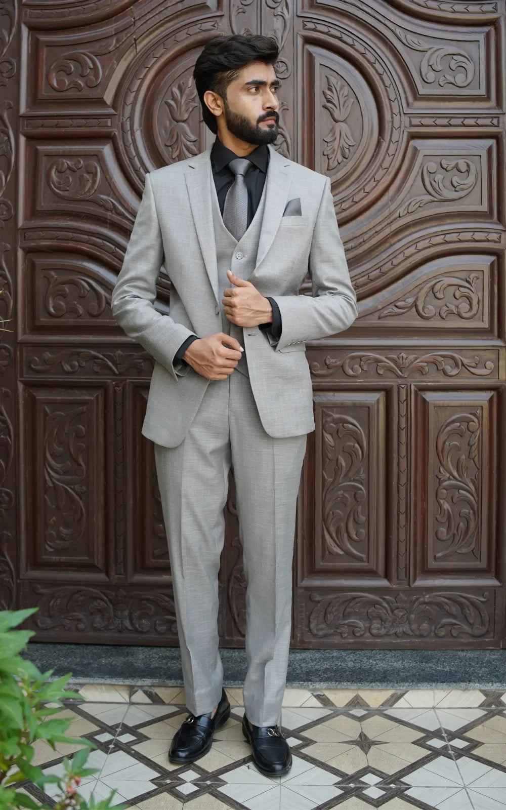 Light Grey Three Piece Suit