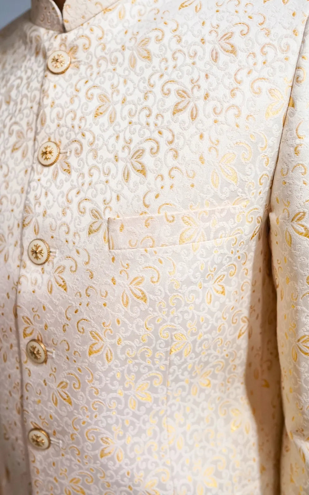 Cream & Gold Prince Coat