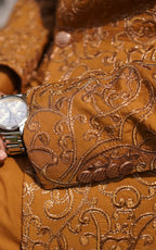 Embroidered Prince Coat with Traditional Suit