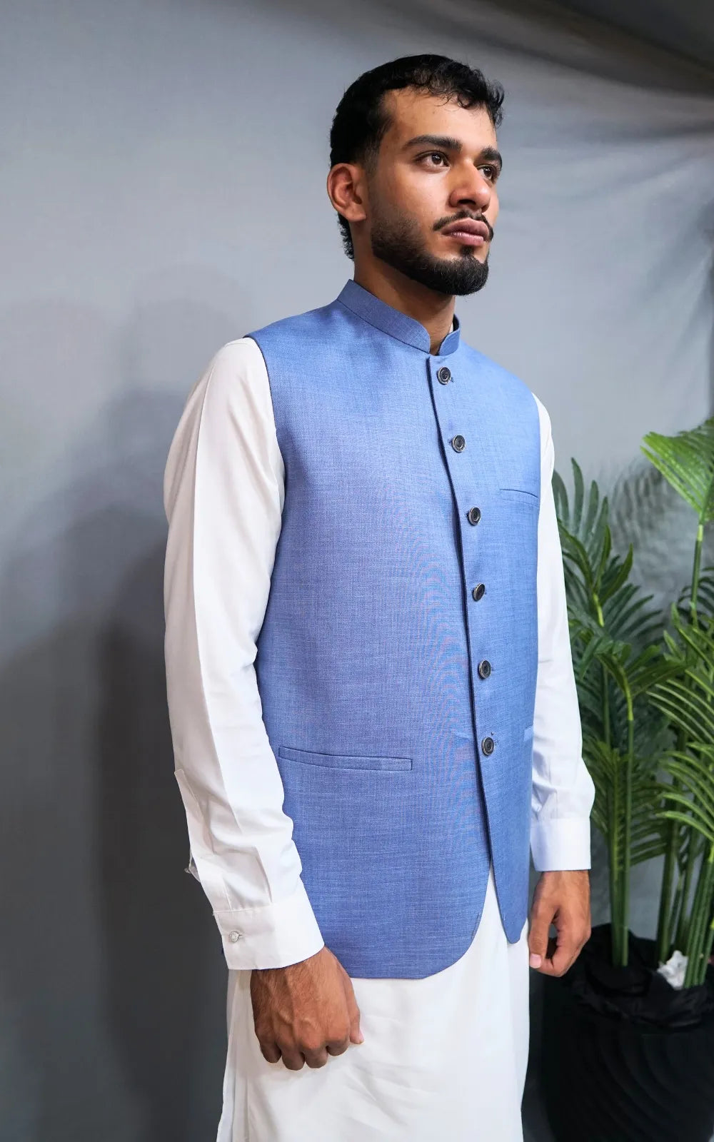 Light Blue Waistcoat