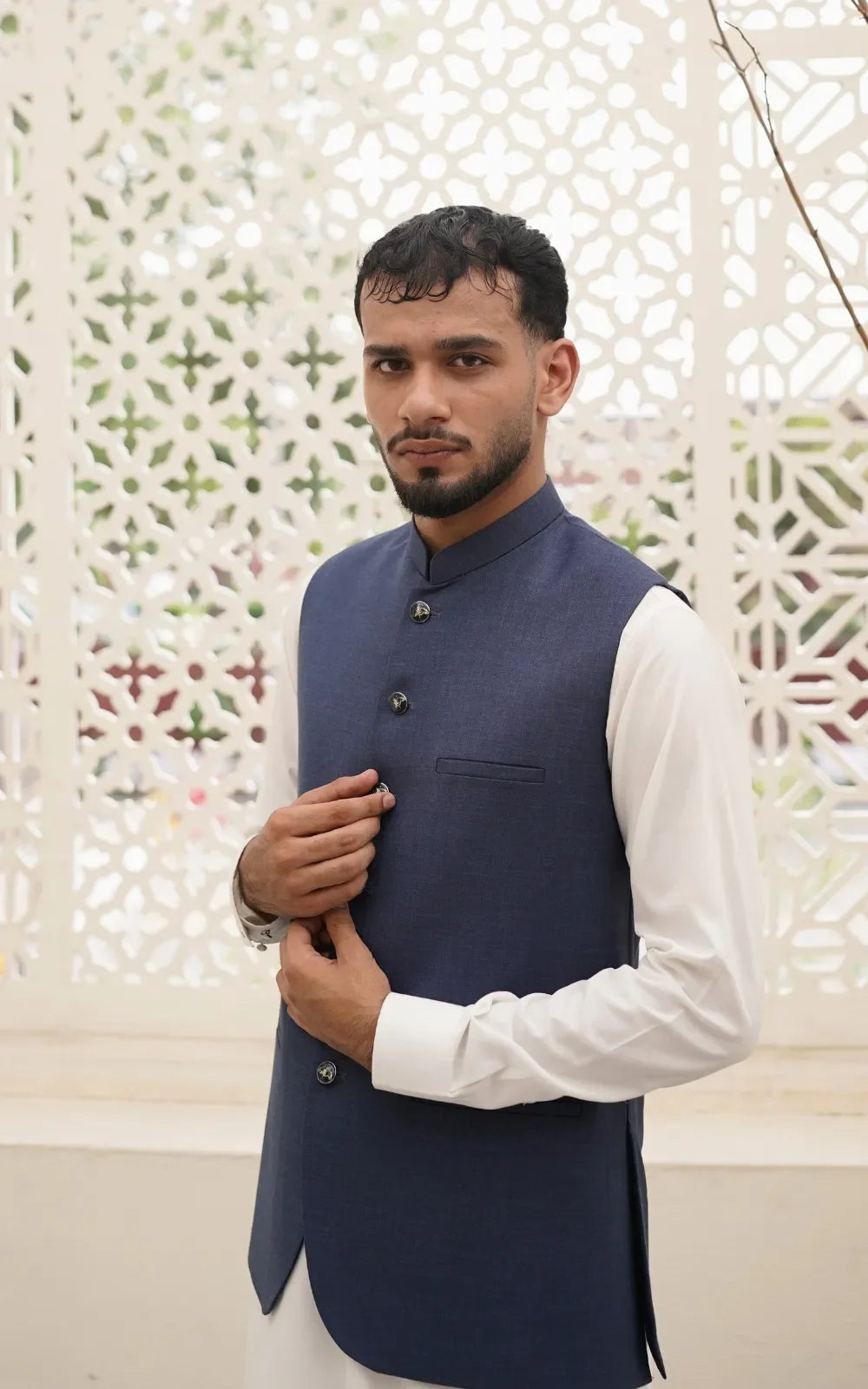 Slate Blue Waistcoat