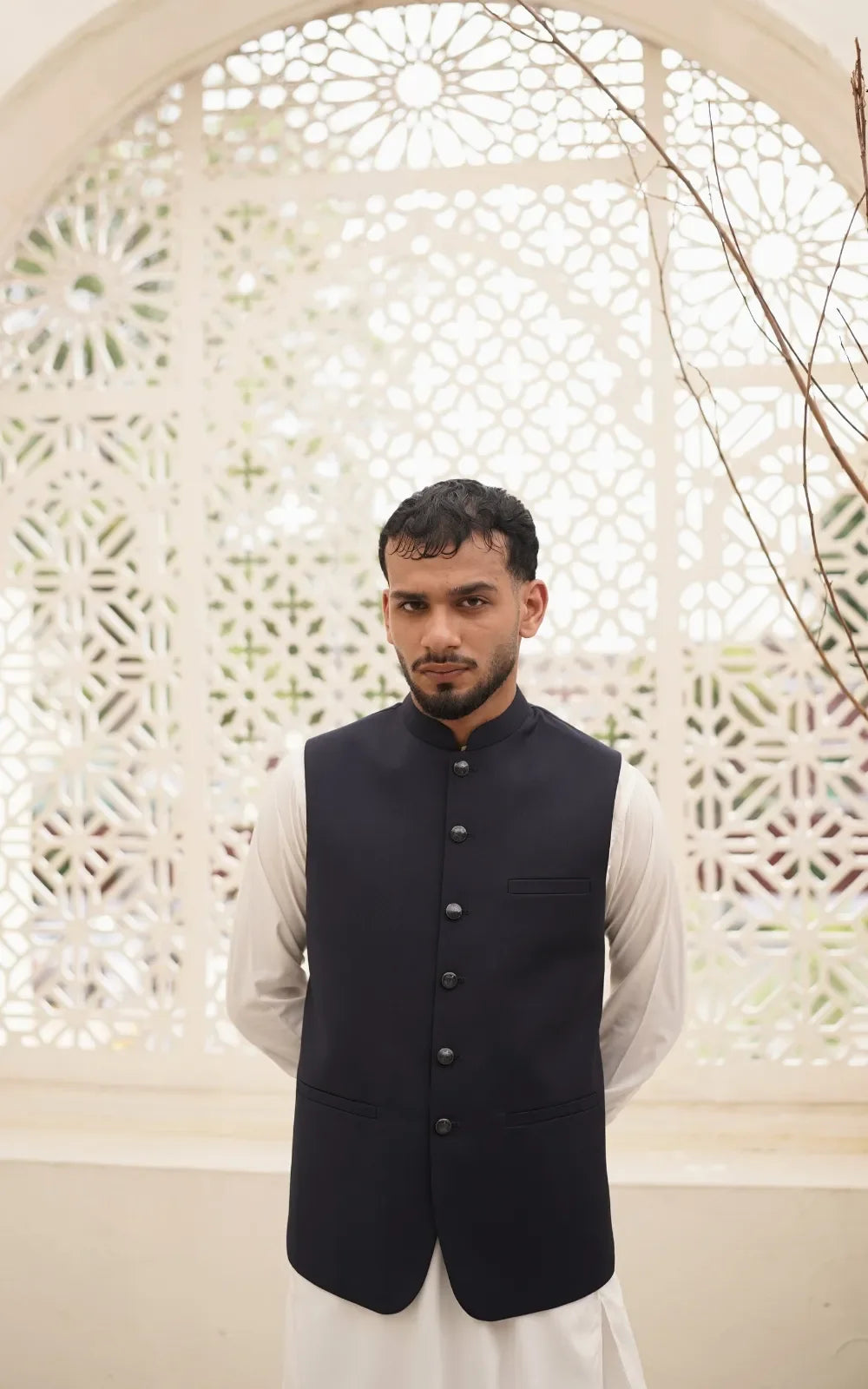 Navy Blue Waistcoat
