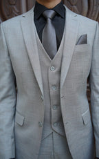 Light Grey Three Piece Suit