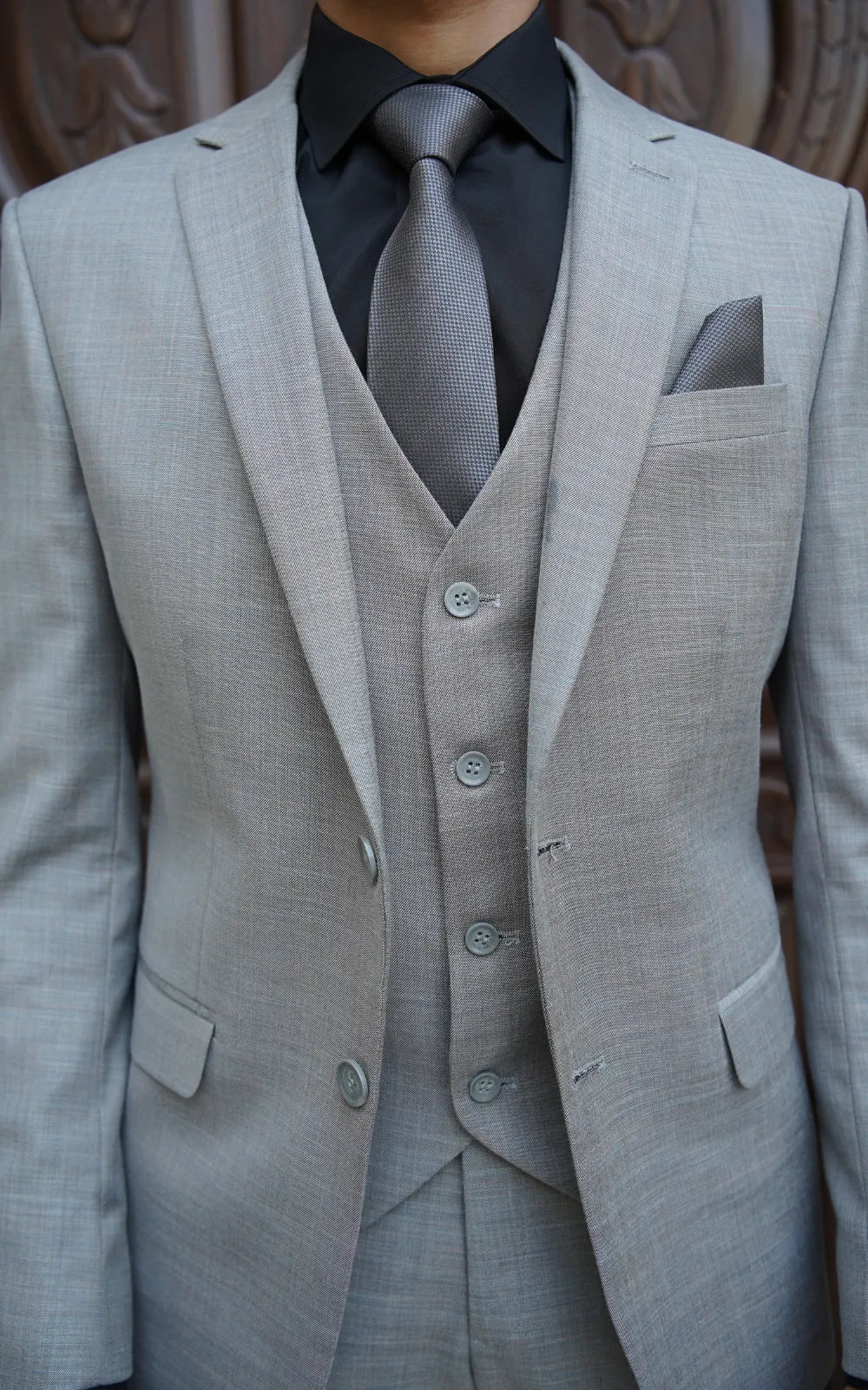 Light Grey Three Piece Suit