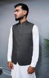 Grey Tropical Suiting Waistcoat