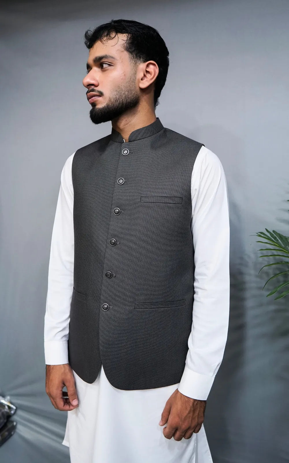 Dark Grey Waistcoat