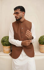 Coffee Brown Waistcoat
