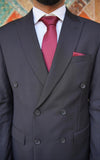Mate Black Double Breasted Suit
