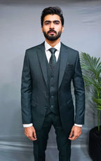 Emerald Regent Three-Piece Formal Suit for Men