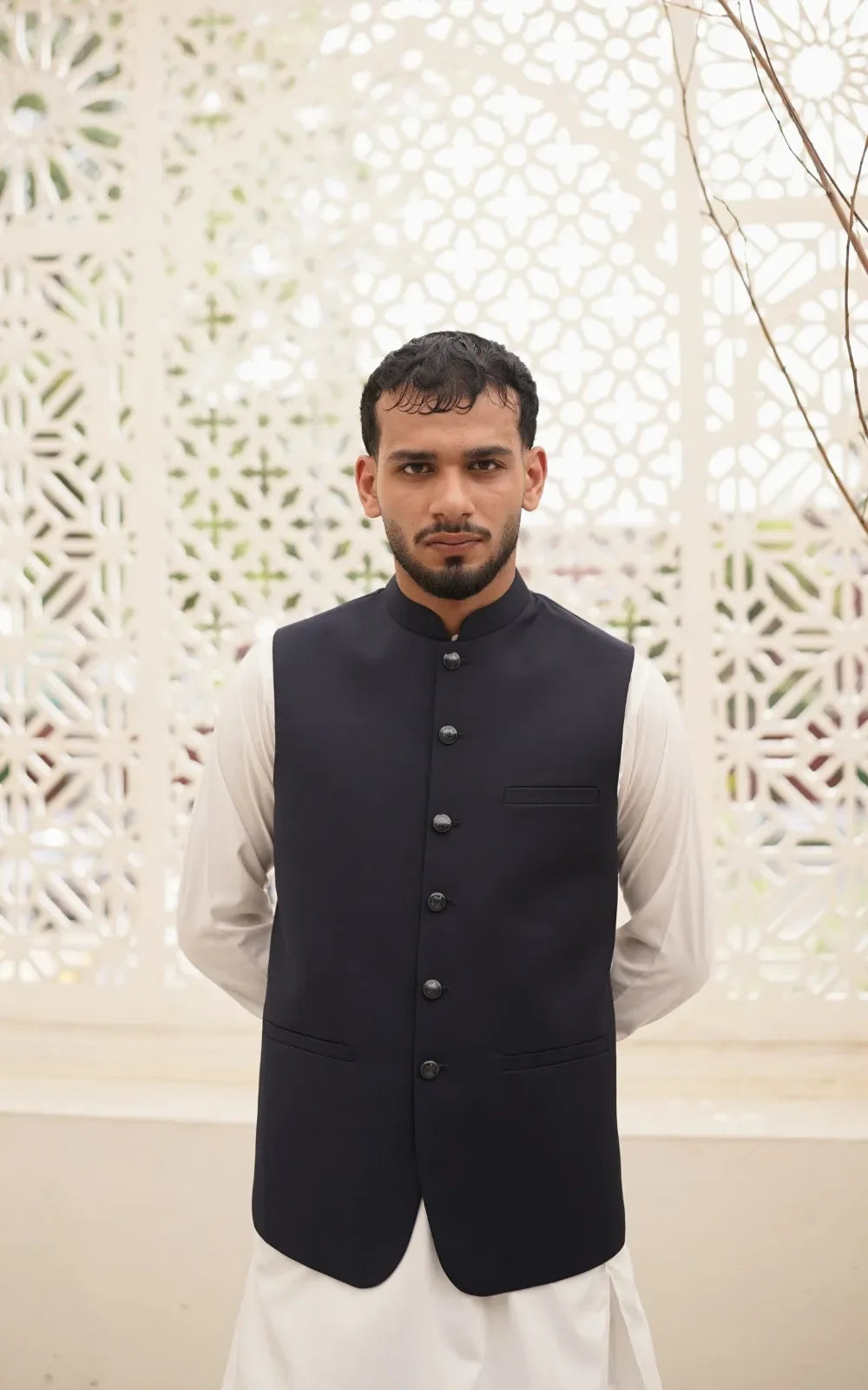 Navy Blue Waistcoat