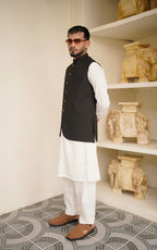 Matte Black Waistcoat